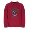 Svetr s kulatým výstřihem a logem univerzity „Est. 1917“ „Red“ 675267T32176164