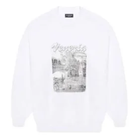 Svetr s potiskem Venezia „White“ 652981TKV899094