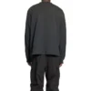 Svetr s výšivkou BB na rukávu a kulatým výstřihem „Washed Black White“ 699191TMVG79034