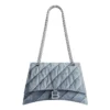Taška Crush Medium Chain Bag Quilted „Blue“ 7163932AAGX4661
