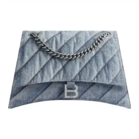 Taška Crush Medium Chain Bag Quilted „Blue“ 7163932AAGX4661