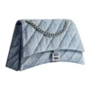 Taška Crush Medium Chain Bag Quilted „Blue“ 7163932AAGX4661