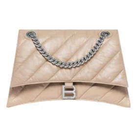 Taška Crush Medium Chain s prošíváním „Světle hnědá“ 716393210J02906