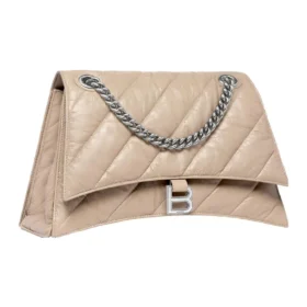 Taška Crush Medium Chain s prošíváním „Světle hnědá“ 716393210J02906