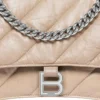 Taška Crush Medium Chain s prošíváním „Světle hnědá“ 716393210J02906