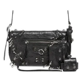 Taška Le Cagole Xs Flap s ozdobnými prvky „Black“ 7190822AAE31000