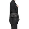 Taška Le Cagole Xs Flap s ozdobnými prvky „Black“ 7190822AAE31000