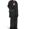Taška Le Cagole Xs Flap s ozdobnými prvky „Black“ 7190822AAE31000