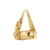 Taška přes rameno Superbusy Xs s metalickým povrchem „Gold“ 7625162AAVI8018