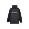 Technická oversized parka s jerseyovou vložkou „Black“ 746450TOO321000
