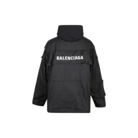 Technická oversized parka s jerseyovou vložkou „Black“ 746450TOO321000