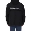 Technická oversized parka s jerseyovou vložkou „Black“ 746450TOO321000