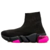 Tenisky Speed 1.0 „Clear Sole Black Fluo Pink“ 607543W2DBW1051
