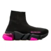 Tenisky Speed 1.0 „Clear Sole Black Fluo Pink“ 607543W2DBW1051