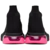 Tenisky Speed 1.0 „Clear Sole Black Fluo Pink“ 607543W2DBW1051