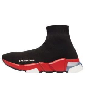 Tenisky Speed 1.0 „černá, červená s průhlednou podrážkou, bílá“ 607544W05GH1038