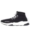 Tenisky Speed 1.0 s vázáním „Black White“ 587284W17021015
