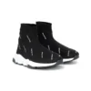 Tenisky Speed 1.0 „White Logo Monogram Black Knit“ 597425W2DBF1015