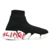 Tenisky Speed 2.0 „Black Knit with Red Graffiti“ 617239W2DD41096