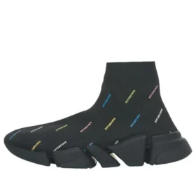 Tenisky Speed 2.0 „Recycled Knit Black with Multicolor Allover Logo“ 617196W2DF01088