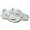 Tenisky Track 1.0 „White Blue Mesh and Nylon Graffiti“ 542023W3SRA9014