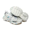 Tenisky Track 1.0 „White Blue Mesh and Nylon Graffiti“ 542023W3SRA9014
