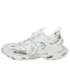 Tenisky Track 1.0 „White Blue Mesh and Nylon Graffiti“ 542436W3SRA9014