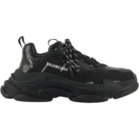 Tenisky Triple S „Allover Logo – Black“ 536737W2FA11090