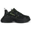 Tenisky Triple S „Allover Logo – černá, fluorescenční žlutá“ 536737W2FA11070