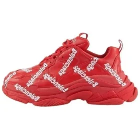 Tenisky Triple S „Allover Logo Red“ 536737W2FAB6090