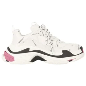 Tenisky Triple S „Allover Logo White Pink“ 524039W2FA49155