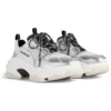 Tenisky Triple S „Black White Silver Double Foam and Mesh“ 524039W2FWM8191