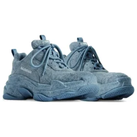 Tenisky Triple S „Blue Denim“ 524039W2DEN4000