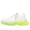 Tenisky Triple S „Clear Sole – bílá, fluorescenční žlutá“ 544351W2FR19073