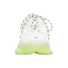Tenisky Triple S „Clear Sole – bílá, fluorescenční žlutá“ 544351W2FR19073
