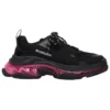 Tenisky Triple S „Clear Sole – Black Pink Neon“ 541624W2FR11053