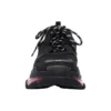 Tenisky Triple S „Clear Sole – Black Pink Neon“ 541624W2FR11053