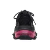 Tenisky Triple S „Clear Sole – Black Pink Neon“ 541624W2FR11053
