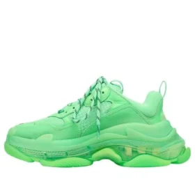 Tenisky Triple S „Clear Sole – Neon Green“ 541624W2CF13801