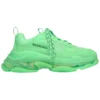Tenisky Triple S „Clear Sole – Neon Green“ 541624W2CF13801