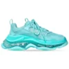 Tenisky Triple S „Clear Sole Turquoise“ 541624W2GA14590