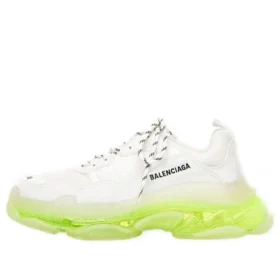Tenisky Triple S „Clear Sole – White Fluo Yellow“ 541624W2FR19073