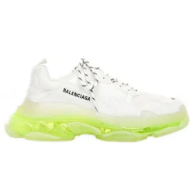 Tenisky Triple S „Clear Sole – White Fluo Yellow“ 541624W2FR19073