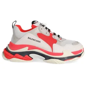 Tenisky Triple S „Grey Red“ 536737W09OH6495
