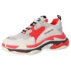 Tenisky Triple S „Grey Red“ 536737W09OH6495