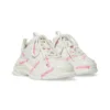 Tenisky Triple S Logotype „White and Pink Technical Material“ 654251W2FAB9050