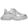 Tenisky Triple S „Silver Metallic“ 536737W2FS28100
