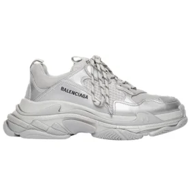 Tenisky Triple S „Silver Metallic“ 536737W2FS28100