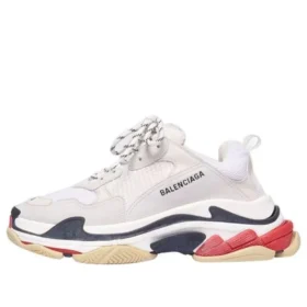 Tenisky Triple S „White Black Red“ 533882W09E19000