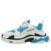 Tenisky Triple S „White Carib Blue“ 536737W2FW59941